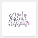 Search for french typography stickers Eiffel tower
