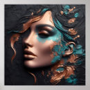 Search for copper posters Turquoise