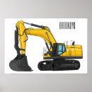 Search for construction posters Excavator