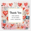 Search for red heart pattern stickers Whimsical