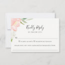 Search for petals rsvp cards Watercolor
