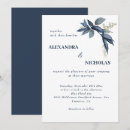 Search for simple royal blue wedding invitations Traditional