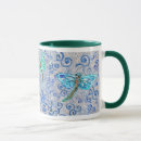 Search for dragonfly mugs Blue