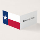 Search for texas flag business cards State