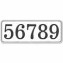 Search for postbox stickers Numbers
