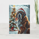 Search for st bernard christmas cards Pet
