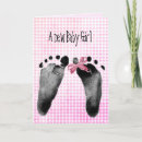 Search for baby footprints cards Birth