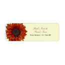 Search for sunflower address labels weddings Floral