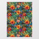 Search for stained glass window decals Flowers