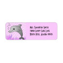 Search for dolphin return address labels Pink