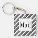 Search for grey stripe square key rings White