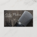 Search for recording studio business cards Microphone