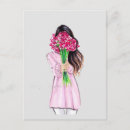 Search for flower christmas cards Pink