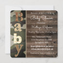 Search for camouflage baby shower invitations Cute