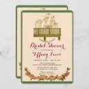 Search for old fashioned bridal shower invitations Antique