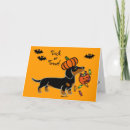 Search for dachshund halloween cards Cute