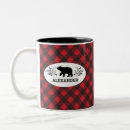 Search for red bear mugs Buffalo plaid