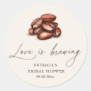 Search for love coffee stickers Elegant
