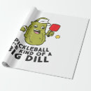Search for dill pickle wrapping paper Pickleball