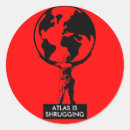 Search for shrugs stickers Libertarian