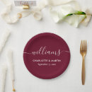 Search for burgundy paper plates Birthday