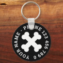 Search for cross bones key rings Black