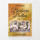 Search for gold foil flyers Beauty salon