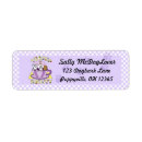 Search for miniature poodle return address labels Cartoon