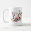 Search for vintage sewing mugs Flowers