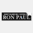 Search for vote ron paul bumper stickers 2012