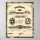 Search for marriage certificate posters Vintage