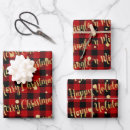 Search for jingle wrapping paper Rustic