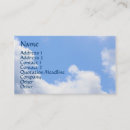 Search for blue sky and clouds business cards Photography