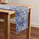 Search for vintage blue and white table runners Rustic