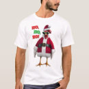 Search for funny chicken tshirts Santa