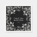 Search for black and white floral napkins Party