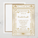 Search for art deco hen party invitations Black