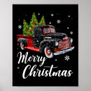Search for vintage christmas tree posters Red
