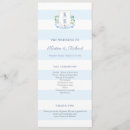 Search for nautical wedding programs Elegant