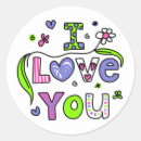 Search for i love you text stickers Romance