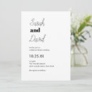 Search for marriage wedding invitations Minimalist