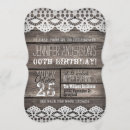 Search for retro 18th birthday invitations Rustic