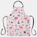 Search for flamingo bird aprons Illustration