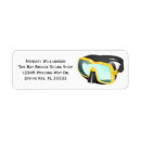 Search for dive return address labels Ocean