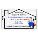 Search for funny handyman business cards Plumber
