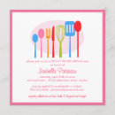 Search for stock the kitchen bridal shower invitations Pink