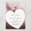 Search for gold heart wedding invitations Roses