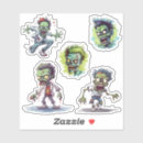 Search for creepy cartoon stickers Scary