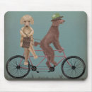 Search for funny mouse mats Dogs on bicycles