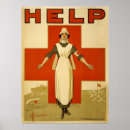 Search for vintage red cross posters Nursing